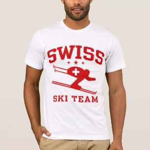 T-shirts Equipe suíça do esqui
