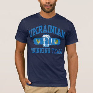 T-shirts Equipe ucraniana do bebendo
