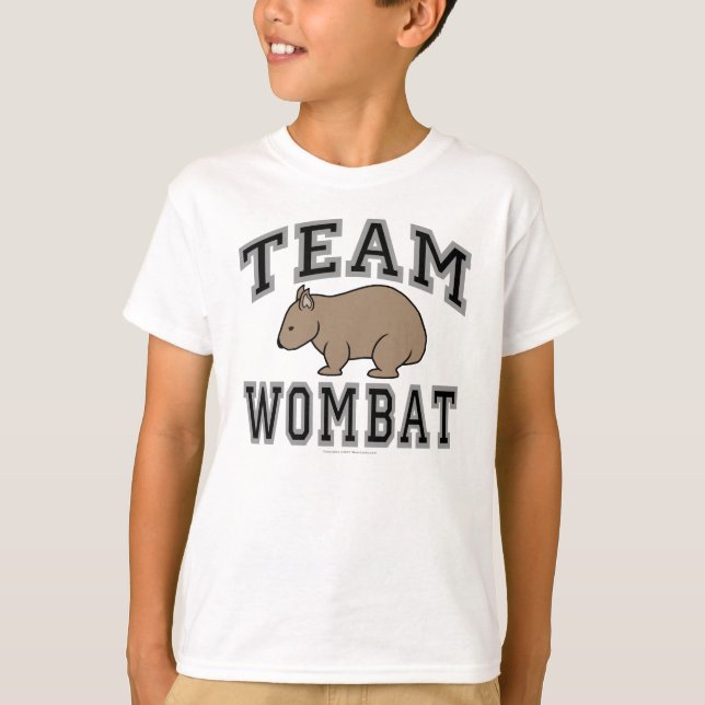 T-shirts Equipe Wombat V (Frente)