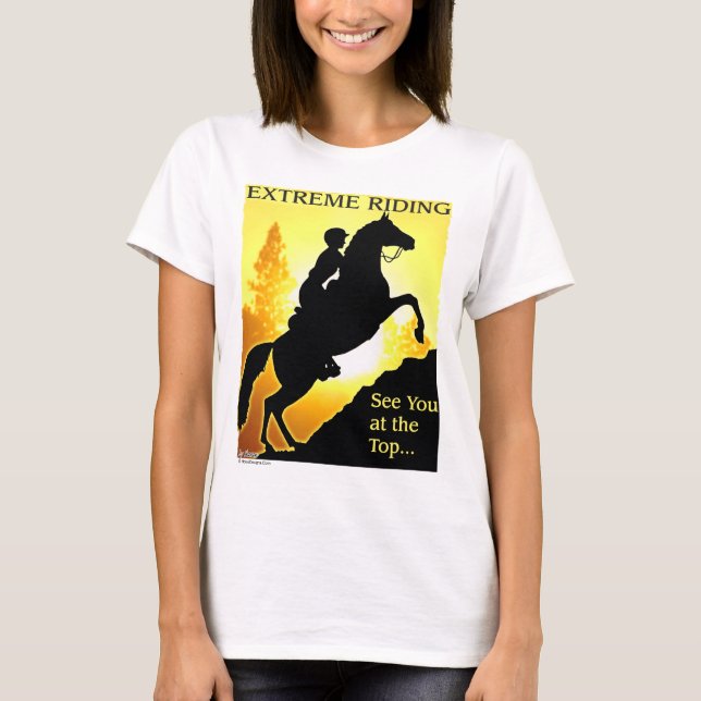 T-shirts Equitação de resistência extrema (Frente)