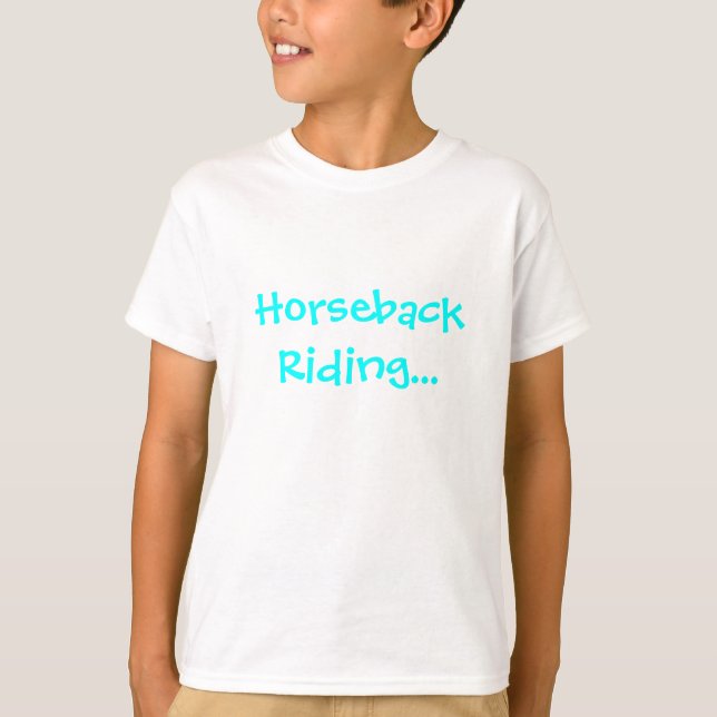 T-shirts Equitação… é o que eu vivo para (Frente)