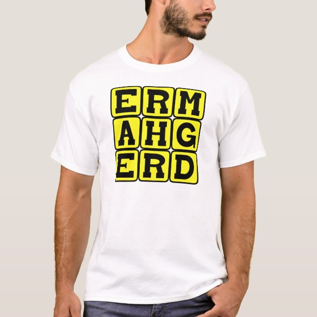T-shirts Ermahgerd, Internet Meme (Frente)