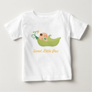 T-shirts Ervilha Doce em um Vagem para Bebê Menino
