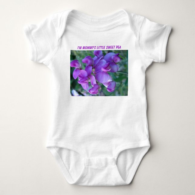 T-shirts Ervilha doce, eu sou pouca ervilha doce da mamã (Frente)