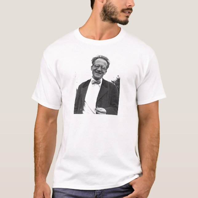 T-shirts Erwin Schrodinger (Frente)