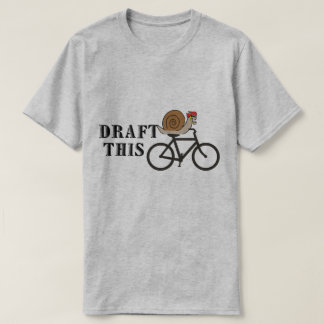 T-shirts Esboce este Slug do ciclismo