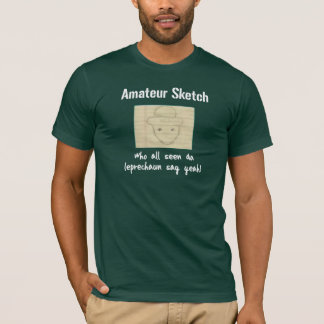 T-shirts Esboço amador que todo o Leprechaun visto da