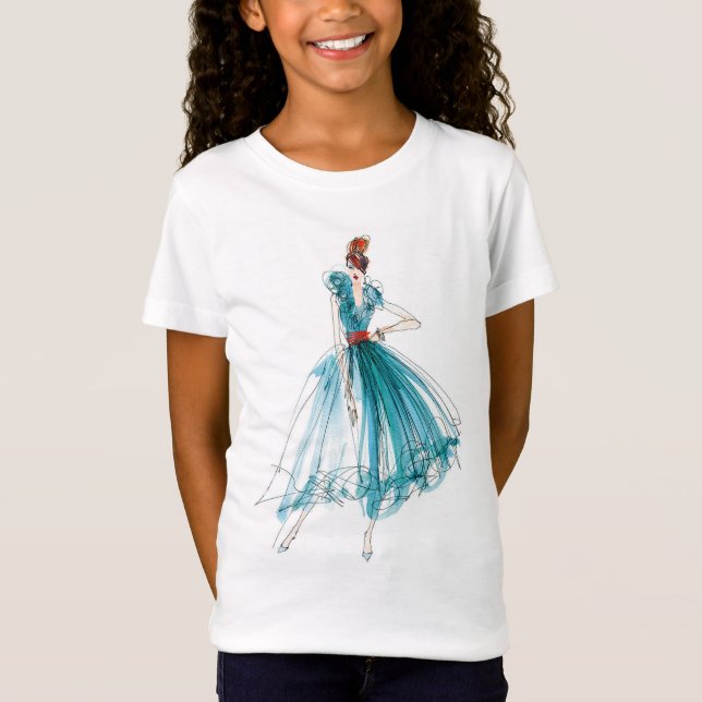 T-shirts Esboço da forma do Couture de Apple selvagem | (Frente)