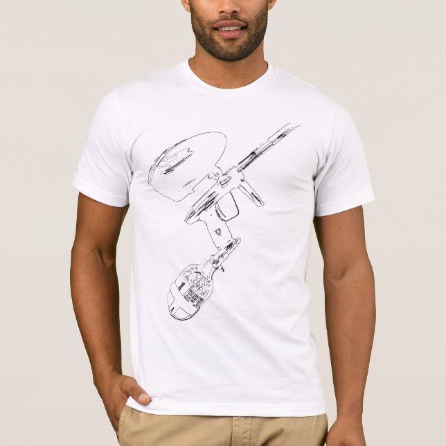 T-shirts Esboço LUXE de DLX (Frente)