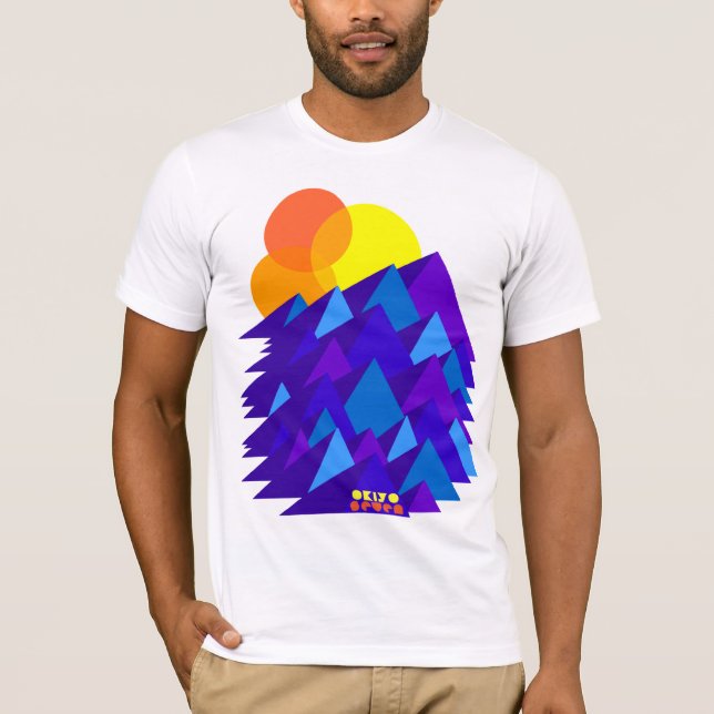 T-shirts Escala de Moutain (Frente)
