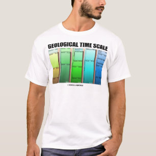 T-shirts Escala de tempo Geological (idade Geological)