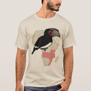 T-shirts Escala do Hornbill da trompetista