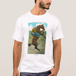 T-shirts Escalando as escadas douradas no rodeio anual