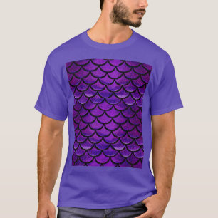 T-shirts Escalas de Sereia Púrpura e Azul