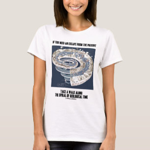 T-shirts Escape da caminhada atual ao longo do tempo