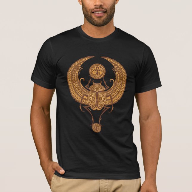 T-shirts Escaravelho voado egípcio (Frente)