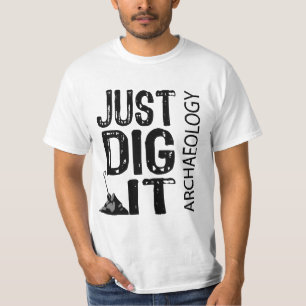 T-shirts Escavação da arqueologia ele