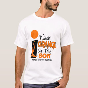 T-shirts Esclerose múltipla do MS eu visto a laranja para