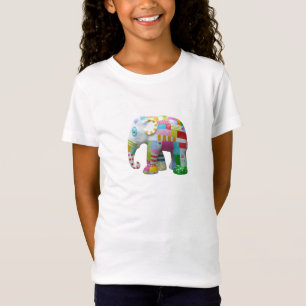 T-shirts Escoamento retro elefante-cônico