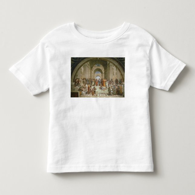 T-shirts Escola de Atenas, do della da estância (Frente)
