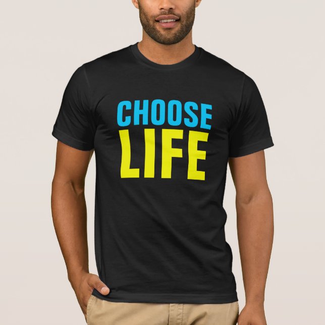 T-SHIRTS ESCOLHA A VIDA (Frente)