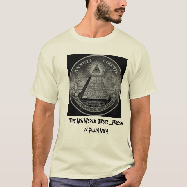 T-shirts Escondido na vista lisa! (Frente)