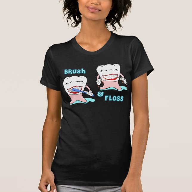 T-shirts Escova e Floss (Frente)