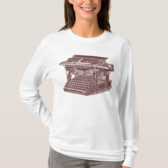 T-shirts Escrita Vintage (Frente)