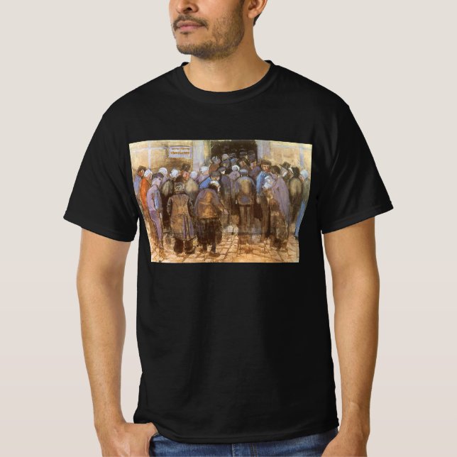 T-shirts Escritório Estadual de Loteria de Vincent van Gogh (Frente)