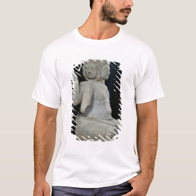 T-shirts Escultura de Brahma com quatro caras (Frente)