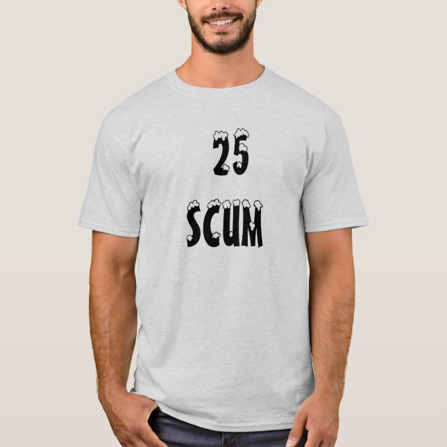 T-shirts escumalha 25 (Frente)