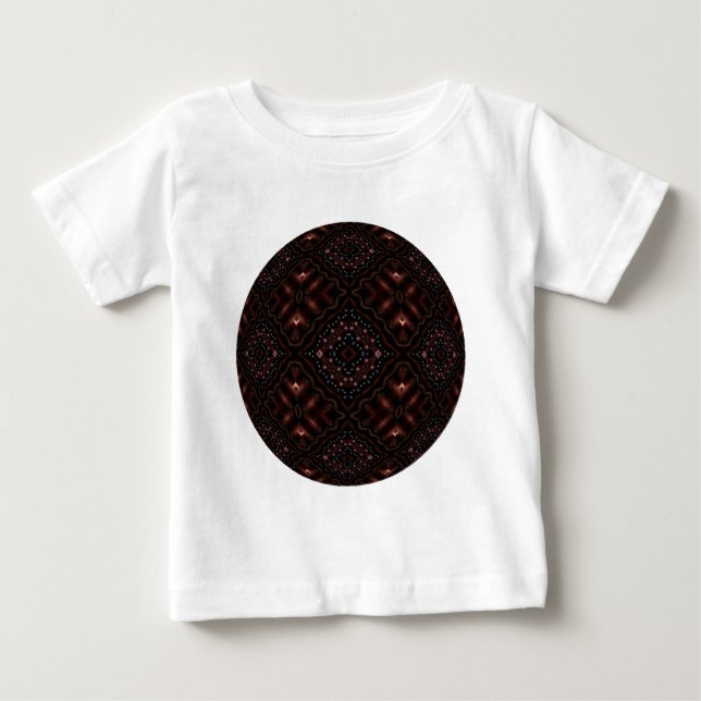 T-shirts Escuridão brilhante Caleidoscópio Mandala (Frente)