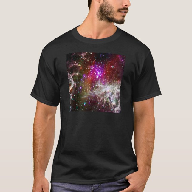 T-shirts Espaço - Nebula Pacman (Frente)
