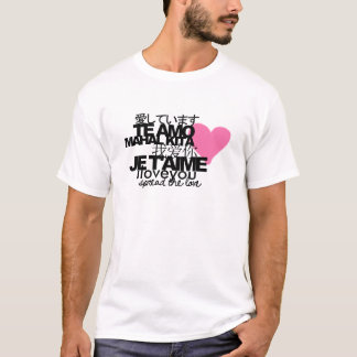 T-shirts Espalhe o amor