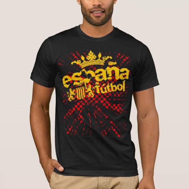 T-shirts ESPANHA - futebol de Espana (Frente)
