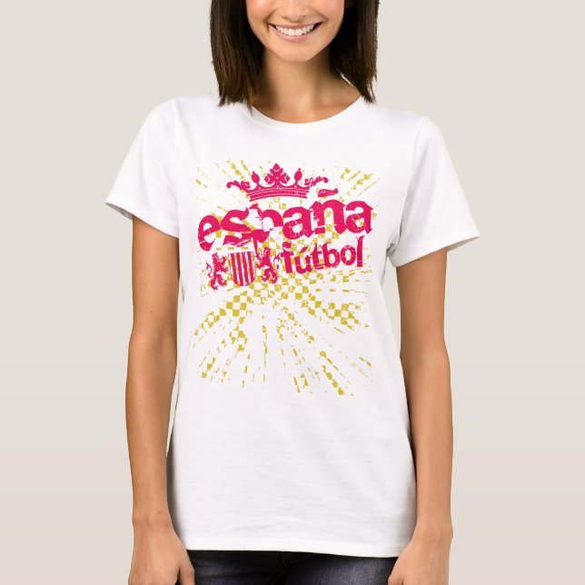 T-shirts ESPANHA - futebol de Espana (Frente)