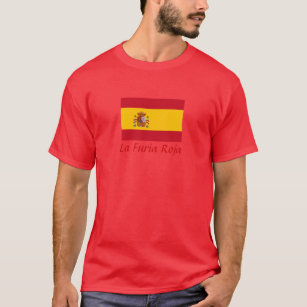 T-shirts Espanha "La Furia Roja"
