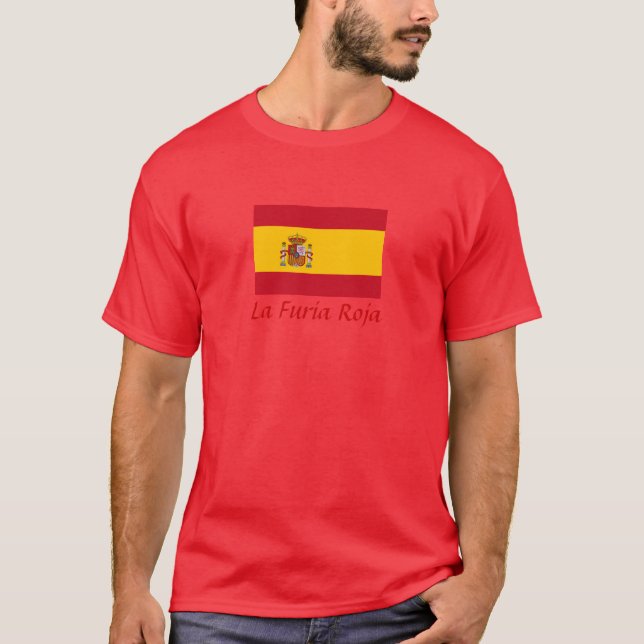 T-shirts Espanha "La Furia Roja" (Frente)