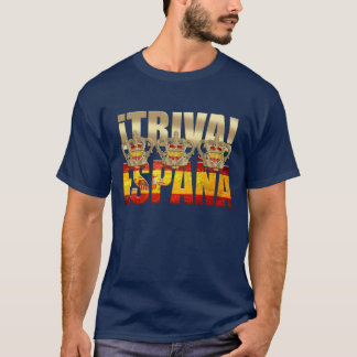 T-shirts Espanha Tricampeones Triva España de Viva Azul
