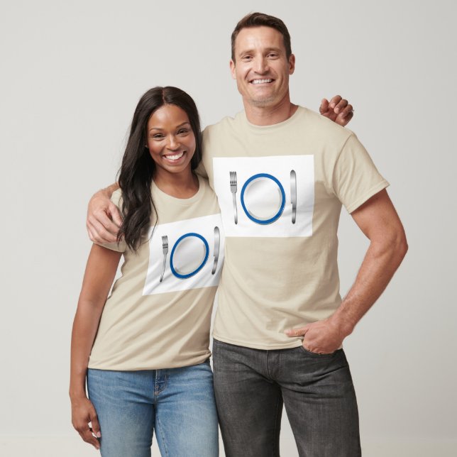 T-shirts Especial de placa azul (Unissex)