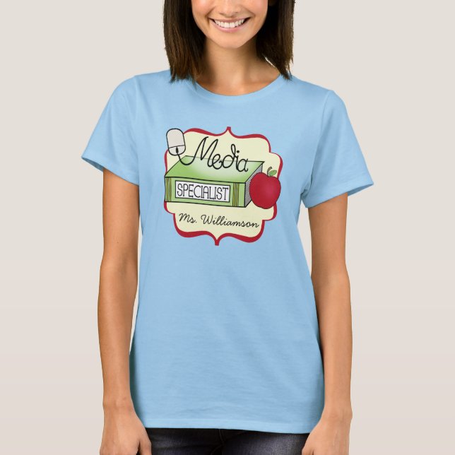T-shirts Especialista em mídia escolar (Frente)