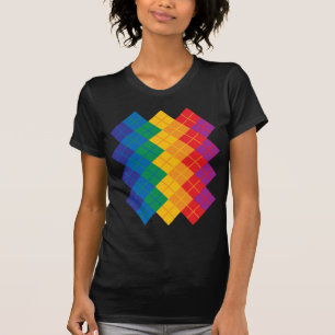 T-shirts Espectro de cor de Argyle