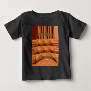 T-shirts Espelho Africano Tradicional: Girafa Tecida