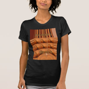 T-shirts Espelho Africano Tradicional: Girafa Tecida