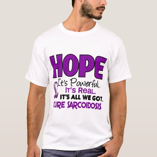 T-shirts ESPERANÇA 1 do Sarcoidosis (Frente)