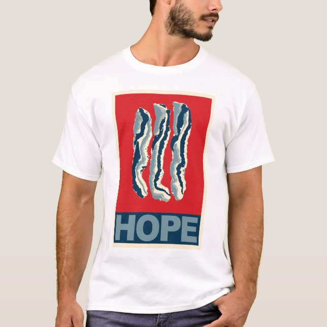 T-shirts ESPERANÇA: Bacon (Frente)