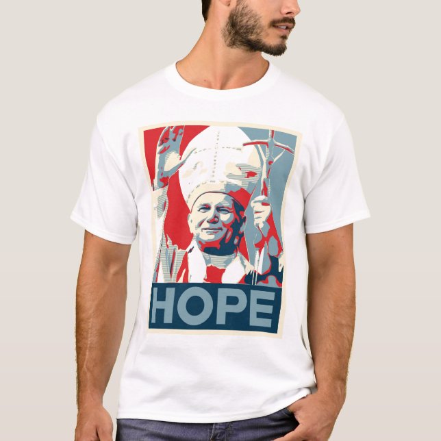 T-shirts Esperança de John Paul II (Frente)