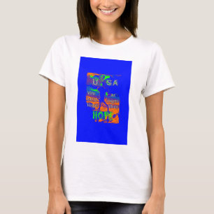 T-shirts Esperança Psicodélica dos Estados Unidos: Arte da