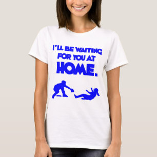 T-shirts Esperando o, azul