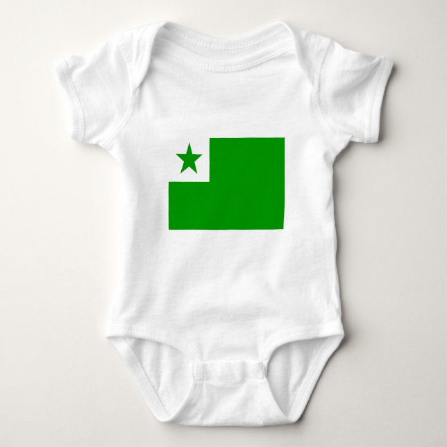 T-shirts Esperanto-Bandeira (Frente)